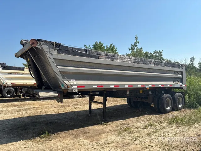 2008 Canuck 25 ft T/A End Dump Trailer