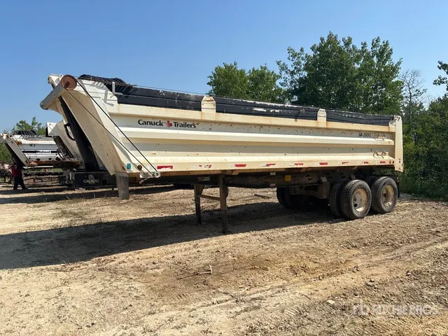 2007 Canuck 25 ft T/A End Dump Trailer