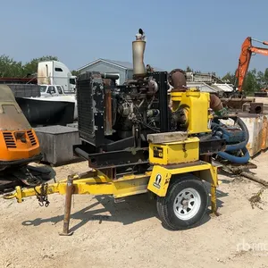 1995 Wacker 6" Trailer Mounted Tow Behind Water Pump