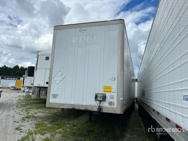 2013 Wabash 53 ft x 102 in T/A DVCVHPC Van Trailer