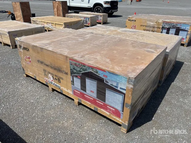 2026 SDL4230TGMS 42 ft x 30 ft Triple Garage Metal Shed (Unused)