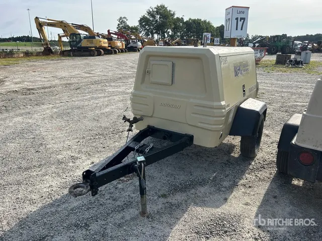 2019 Doosan P185WD0-T4F 185 cfm Mobile Air Compressor