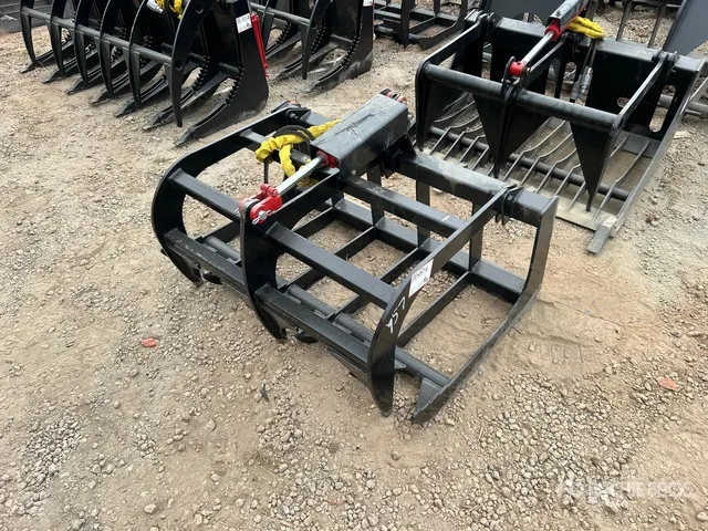 All-Star 48 in Skid Steer Root Rake Grapple