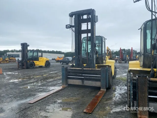 2007 Hyster H360HD 34400 lb Pneumatic Tire Forklift