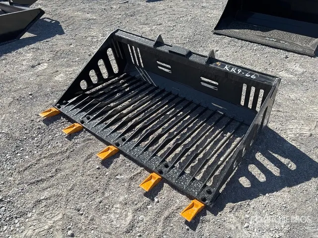 2026 GIYI GY-RB44 44 in Mini Skid Steer Rock Bucket (Unused)