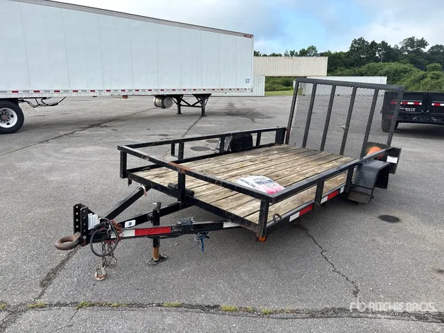 Lucon 3T121-UT 12 ft S/A Utility Trailer (Inoperable)