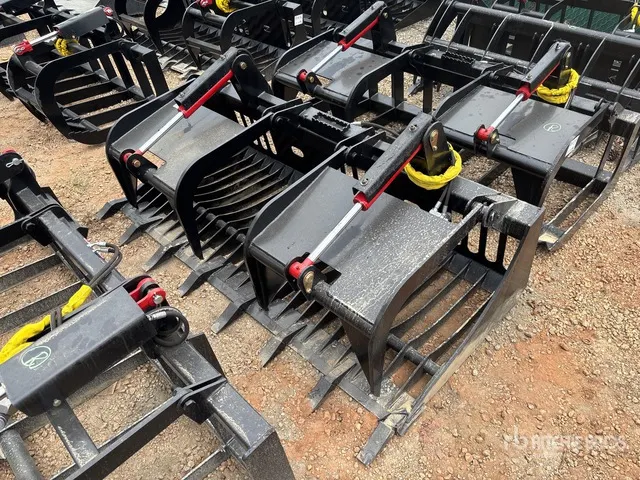 All-Star 80 in Skeleton Skid Steer Grapple