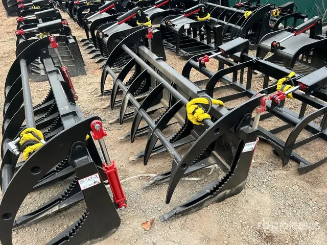 All-Star 76 in Skid Steer Root Rake Grapple