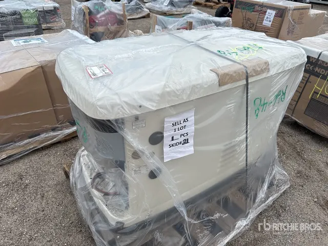2020 Generac G0070432 22 kW Skid-Mounted Generator Set