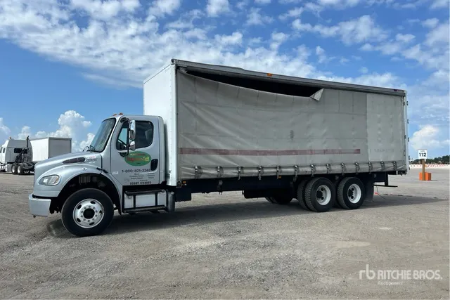 2014 Freightliner M2 106 6x4 Curtain Side Truck