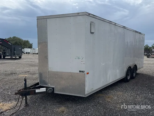 2019 Rock Solid Cargo 20 ft T/A Enclosed Trailer