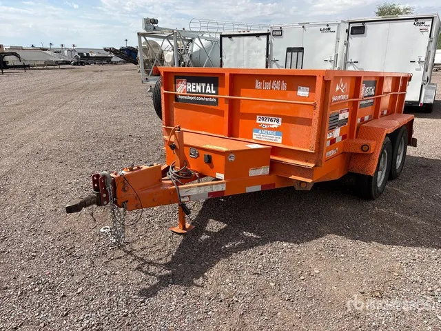 2020 Snake River DMP610 10 ft T/A Dump Utility Trailer