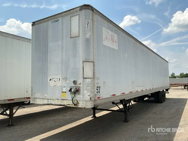 2001 Stoughton 53 ft x 102 in T/A Van Trailer