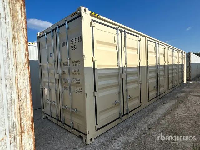 2026 40 ft High Cube Multi-Door Storage Container