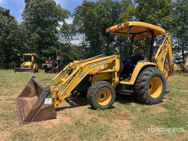 2008 John Deere 110 4x4 Backhoe Loader