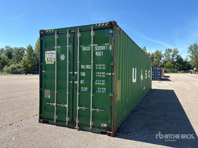 2010 40 ft High Cube Storage Container
