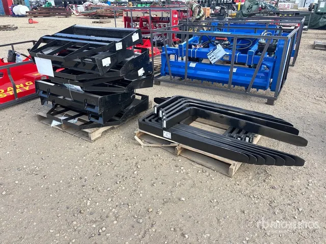 Quantity of (8) 2026 Mower King SA 48 in Skid Steer Forks (Unused)