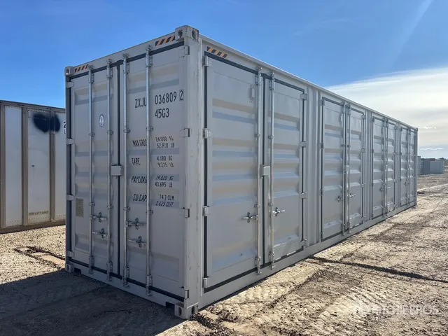 2026 40 ft High Cube Multi-Door Storage Container
