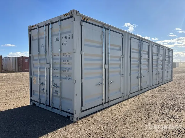 2026 40 ft High Cube Multi-Door Storage Container