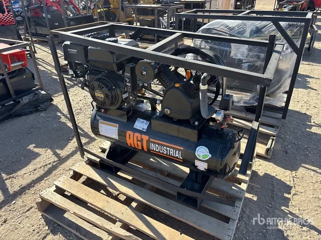 2026 AGT AC Skid-Mounted 40 gal Air Compressor (Unused)