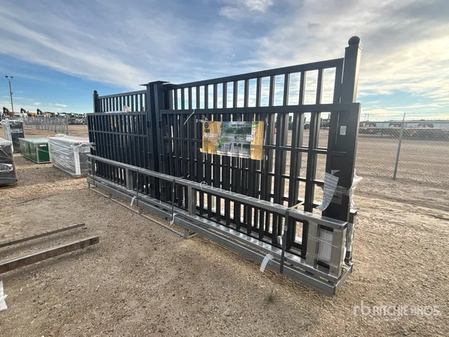 Quantity of (3) 2026 Suihe NFG-20FC-3 20 ft Farm Metal Driveway Gate (Unused)