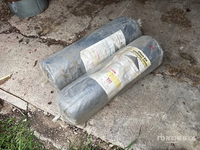Quantity of (2) 22 ft Grain Bin Storage Cover (Unused)