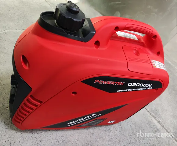 2026 Powertek D2000iN 2 kW Portable Generator Set (Unused)