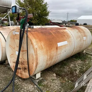 1999 Westeel 1000 gal Skid Mounted Steel Diesel Fuel Tank