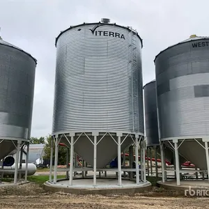 Viterra +/- 7500 bu 6 Ring Hopper Grain Bin