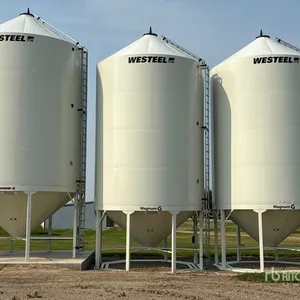 Westeel 1620 Magnum-G +/- 4100 bu Smooth Wall Hopper Grain Bin