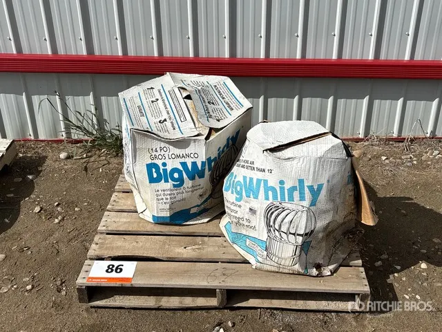 Quantity of (2) Turbine Ventilator (Unused)