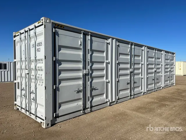 2026 40 ft High Cube Multi-Door Storage Container