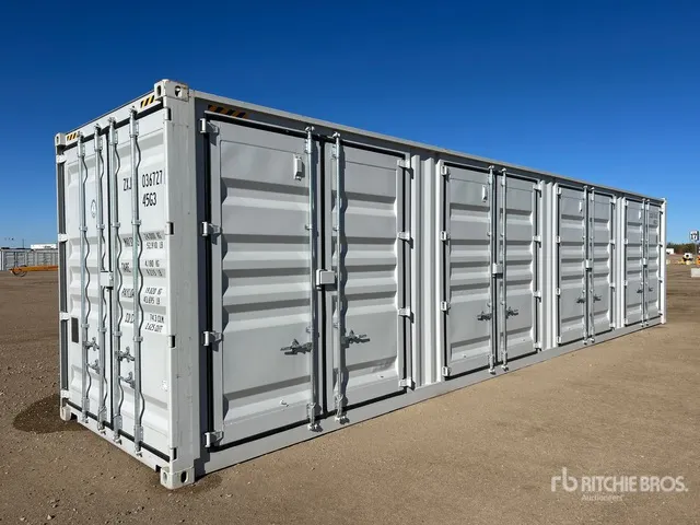 2026 40 ft High Cube Multi-Door Storage Container
