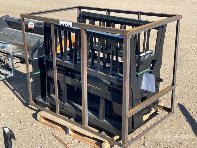 Quantity of (5) 2026 Mower King SA-100 48 in Skid Steer Forks (Unused)