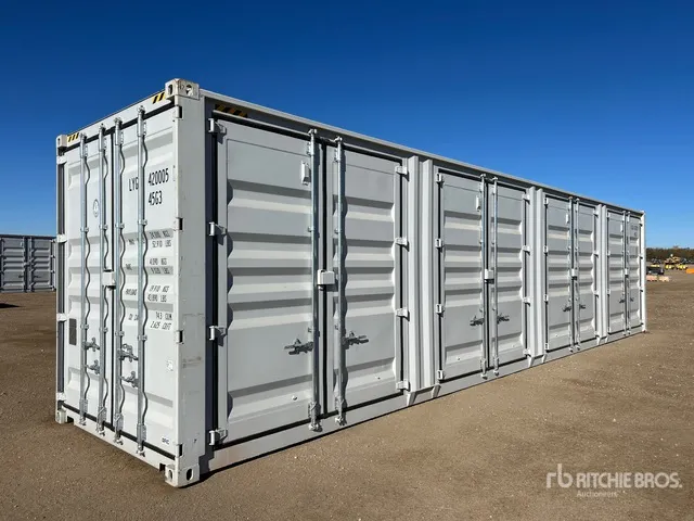 2026 40 ft High Cube Multi-Door Storage Container
