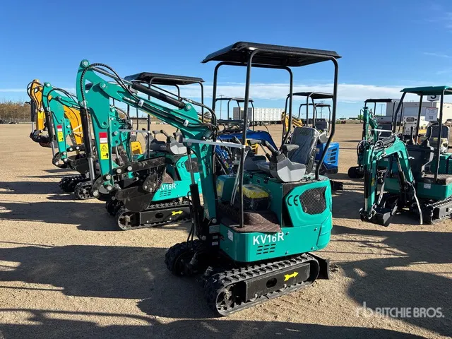 2026 CFG KV16R Mini Excavator (Unused)