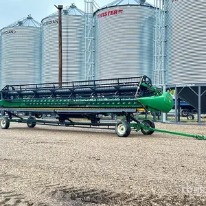 2014 John Deere 635D 35 ft Draper HydraFloat Combine Header