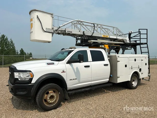 2020 Telelift TTS36-6G 35 ft on 2020 Ram 4500 4x4 Crew Cab Bucket Truck
