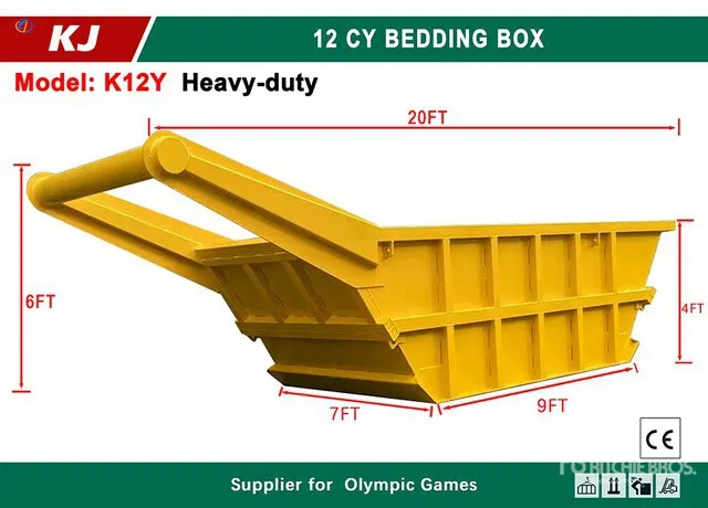 2026 KJ K12Y 12 cyd Bedding Box (Unused)