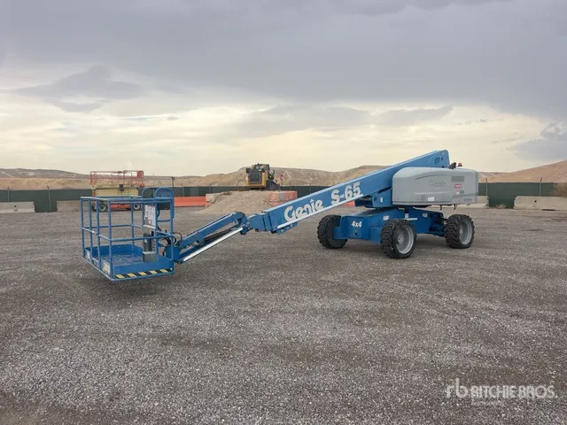 2015 Genie S-65 4WD Diesel Telescopic Boom Lift