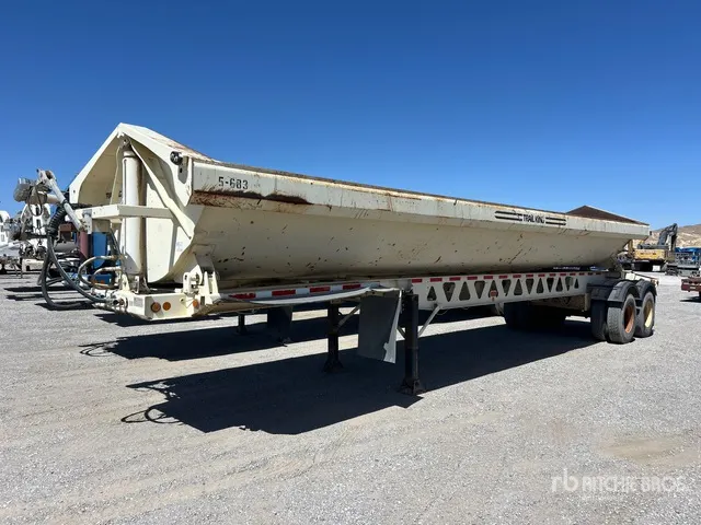 2002 Trail King TK60SSD-392 34 ft T/A Side Dump Trailer