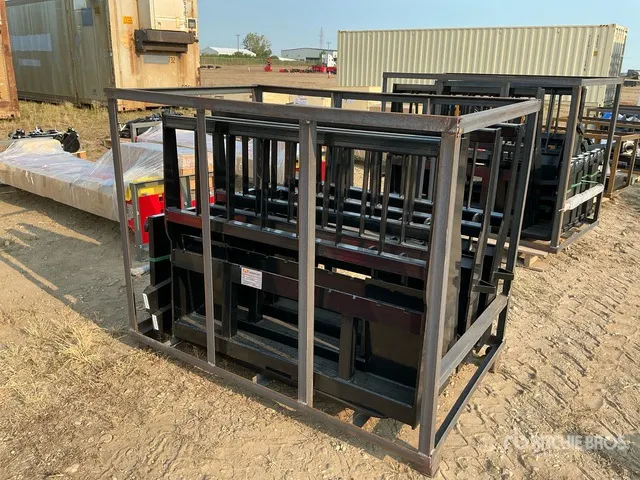 Quantity of (5) 2026 Mower King SA-100 48 in Skid Steer Forks (Unused)