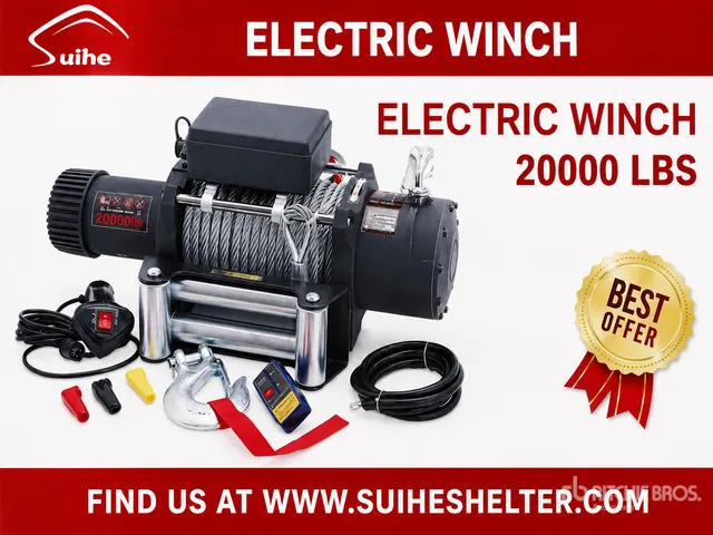 2026 Suihe WW 20000 lb Winch (Unused)