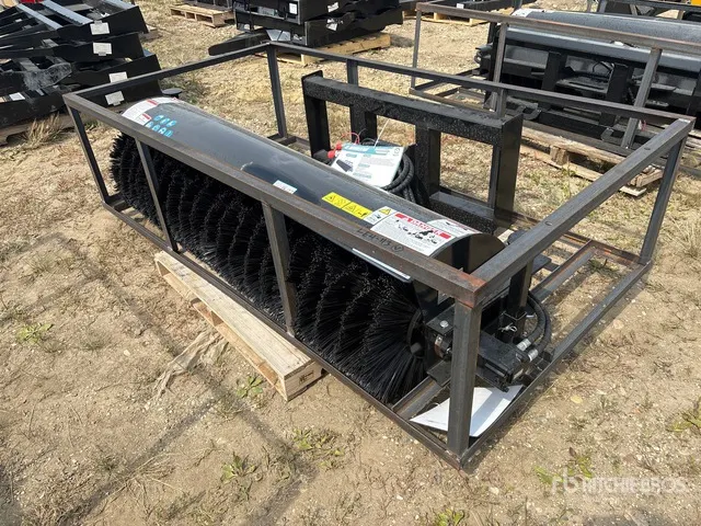 2026 Mower King SSAB72 72 in Skid Steer Broom (Unused)