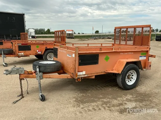 2019 Miska CA58U 8 ft S/A Utility Trailer