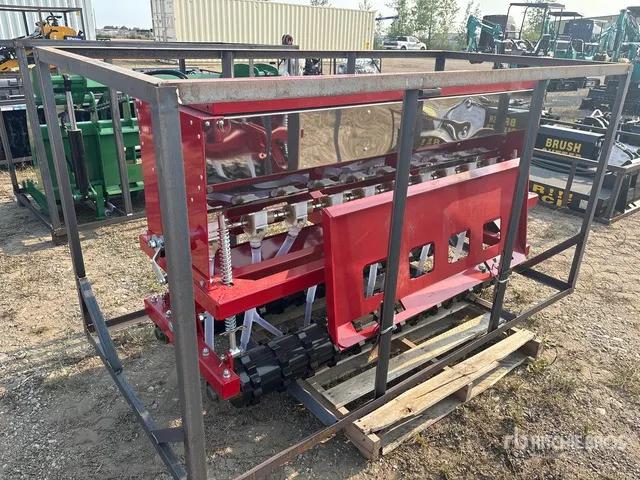 2026 AGT STSD10 45 in 3-Point & Skid Steer Attachment. Skid Steer Seeder (Unused)