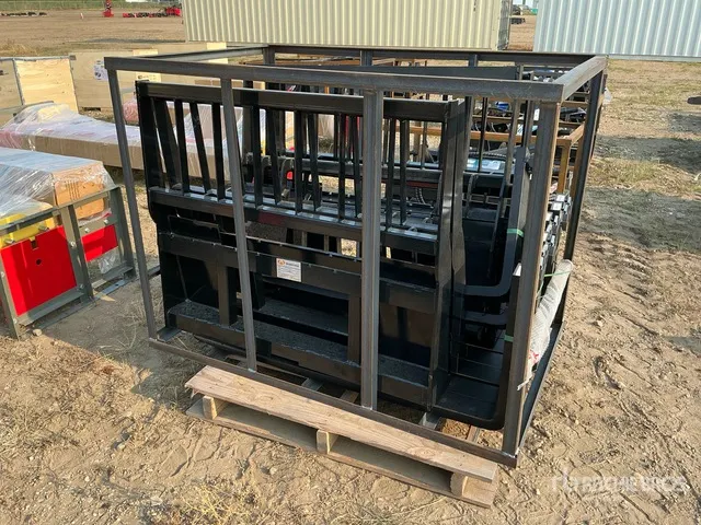 Quantity of (5) 2026 Mower King SA-100 48 in Skid Steer Forks (Unused)