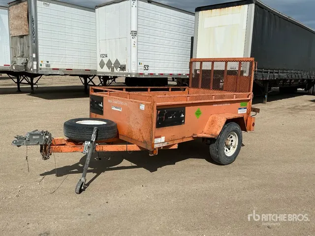 2019 Miska CA58U 8 ft S/A Utility Trailer