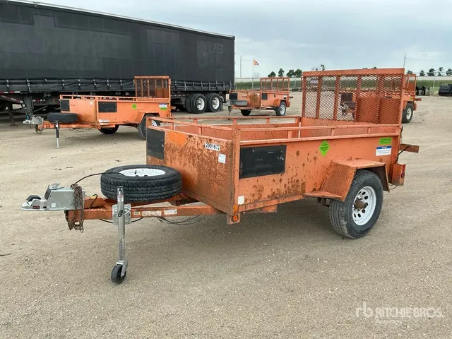 2020 Miska CA58U 8 ft S/A Utility Trailer
