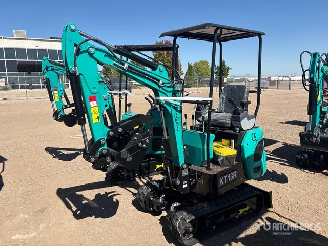2026 CFG KT13R Mini Excavator (Unused)